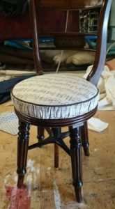 upholtered stool